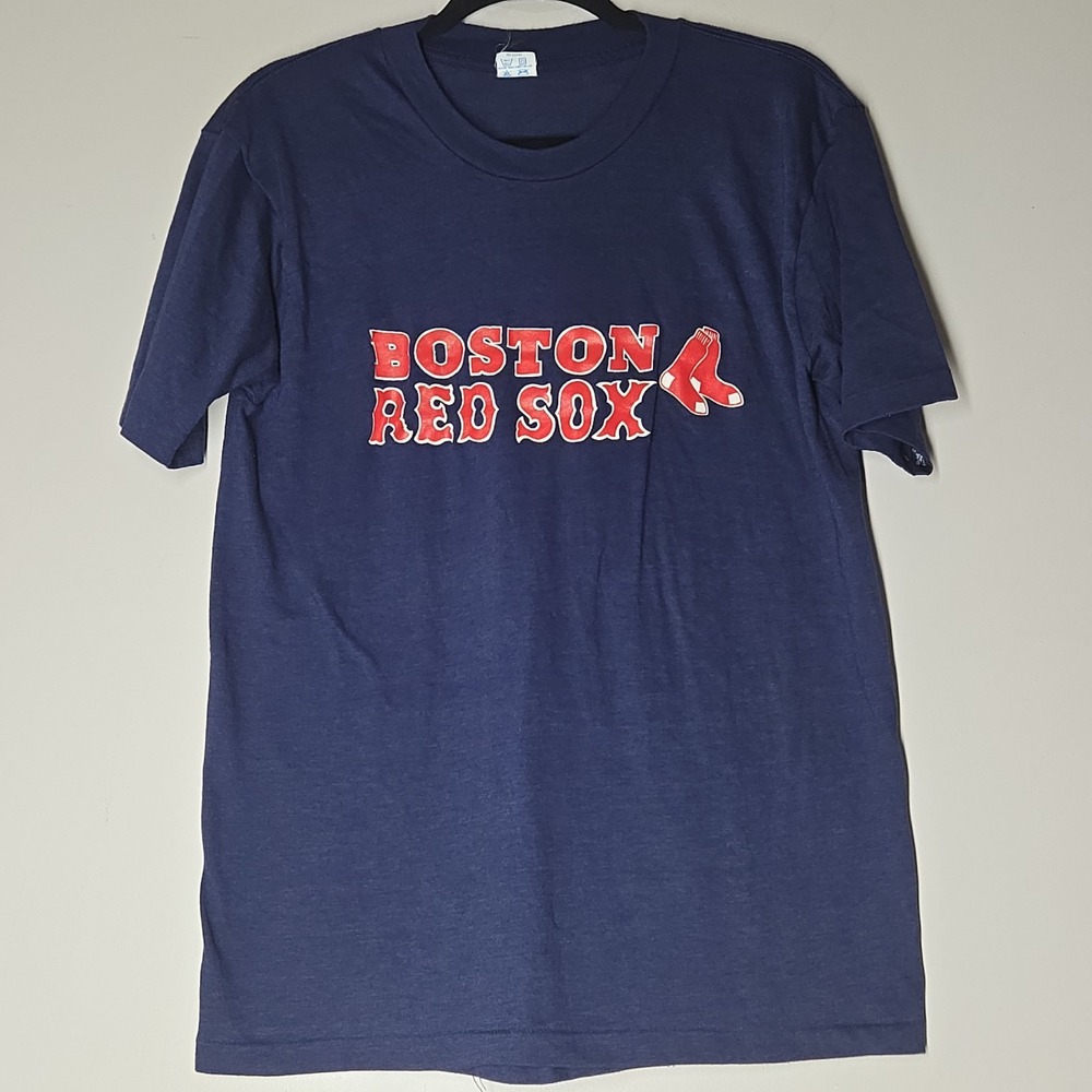 Vintage Boston Red Sox Artex 80s Baseball MLB T Shirt Size L Single Stitch